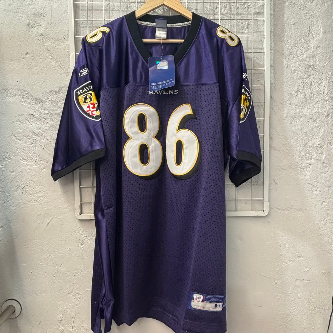 NFL X 리복 볼티모어 레이븐스 유니폼 져지 2XL  상품이미지1
