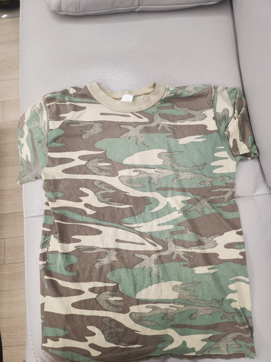 빈티지 카모 반팔티 상품이미지1