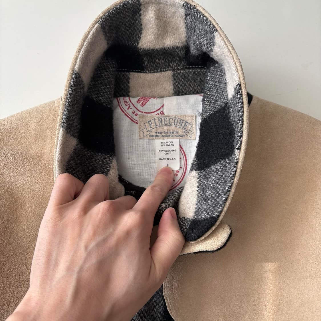 Finecone wool coat ( made in u.s.a ) 상품이미지4