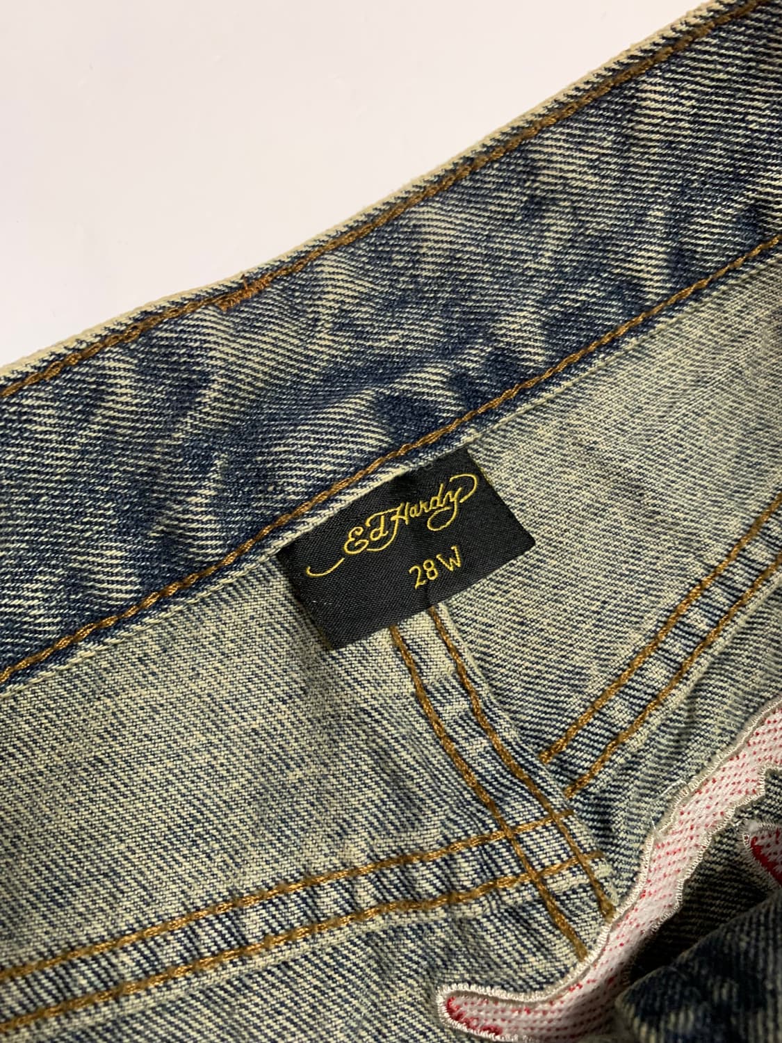 [새제품] 에드 하디 드래곤 배기 데님 팬츠 상품이미지4