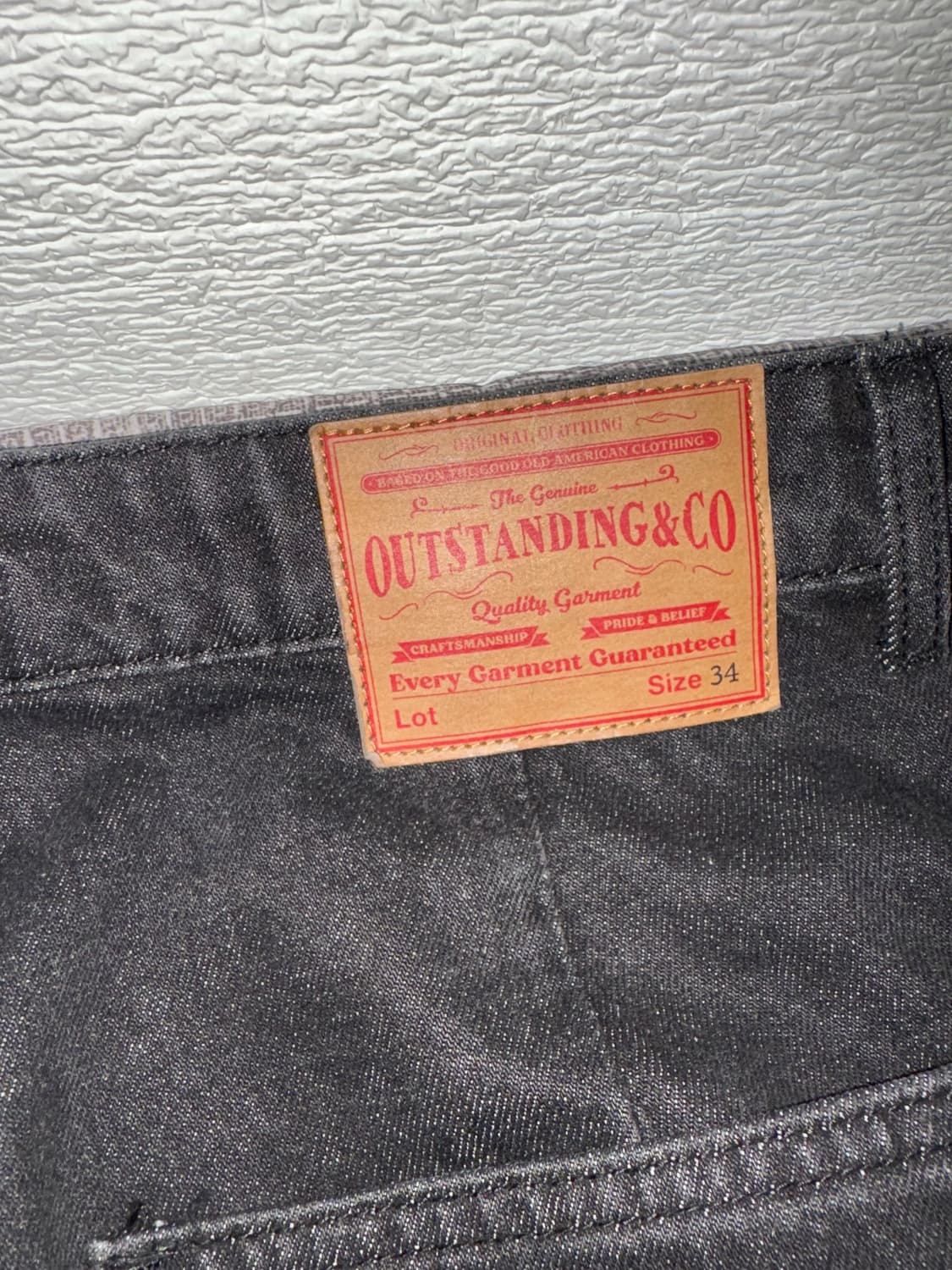 아웃스탠딩 더블니 데님팬츠 상품이미지4