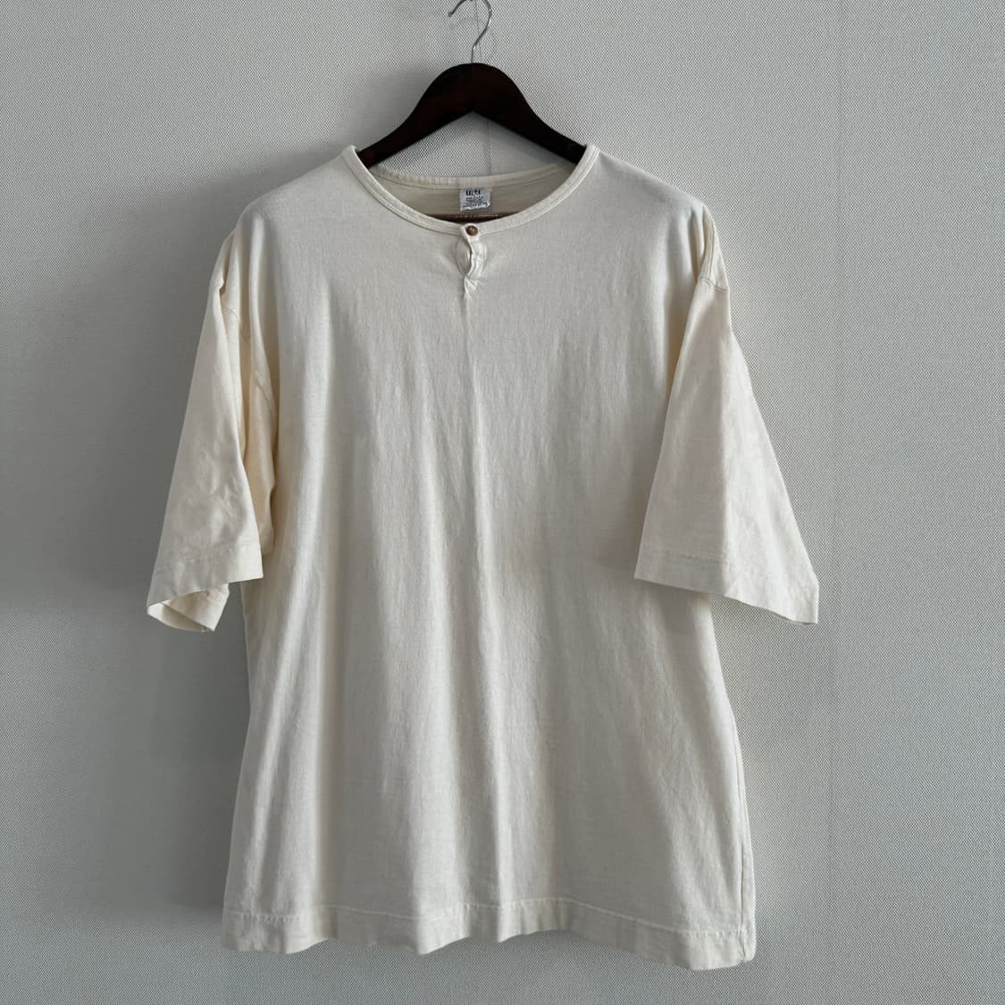 [XL]올드 갭 핸리넥 티셔츠 네추럴 상품이미지1