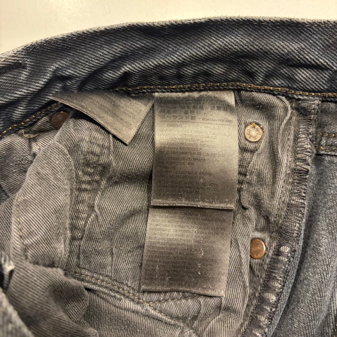 [33x36] 리바이스 501 데님 패치워크 리메이크 청바지 C229 상품이미지9