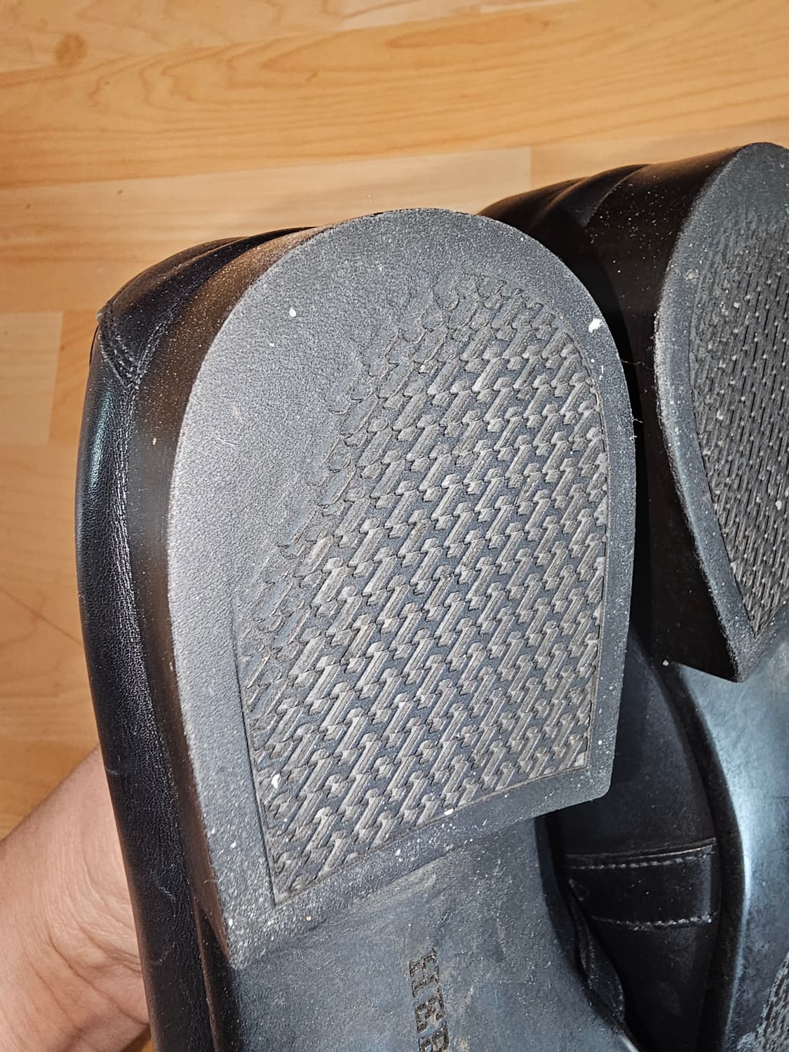 에르메스 블랙 가죽 남성 로퍼 구두 상품이미지8