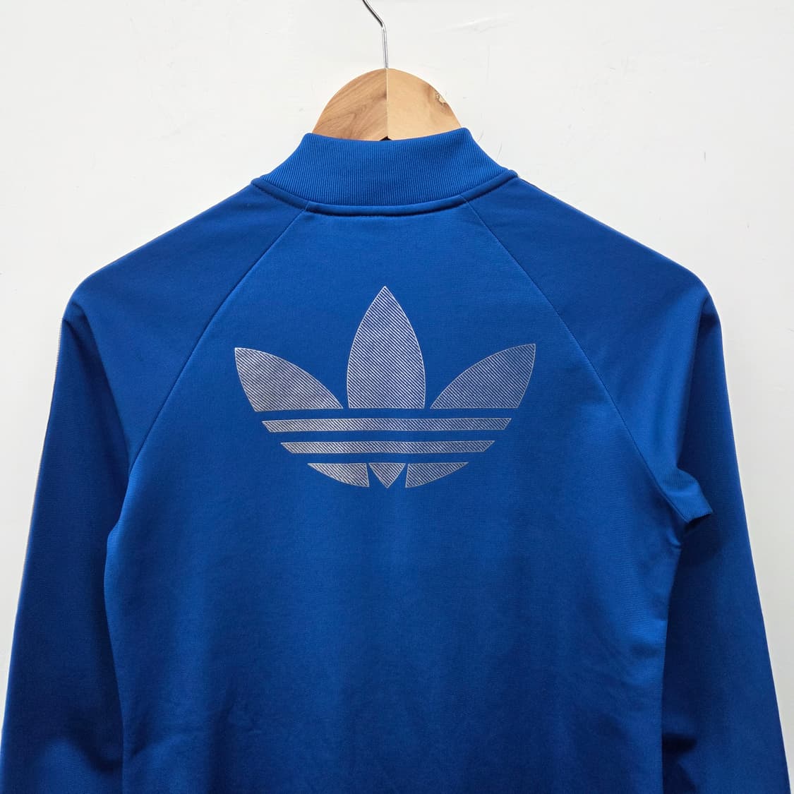 아디다스 블루 져지 트랙탑 여성m 상품이미지7