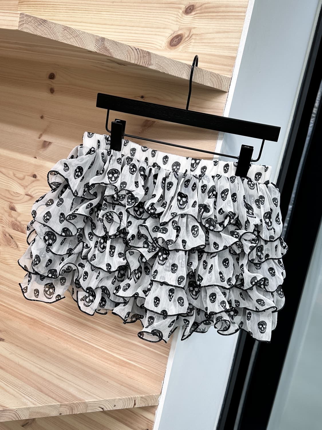 skull frill mini skirt 상품이미지1