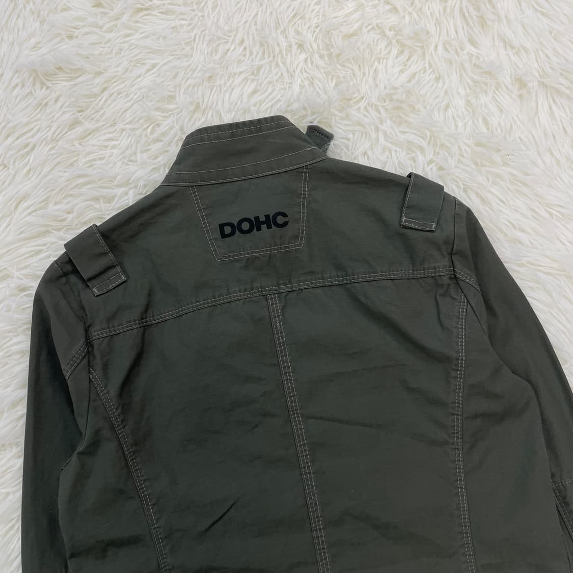 DOHC 립스탑 카고 밀리터리 자켓 카키 상품이미지6