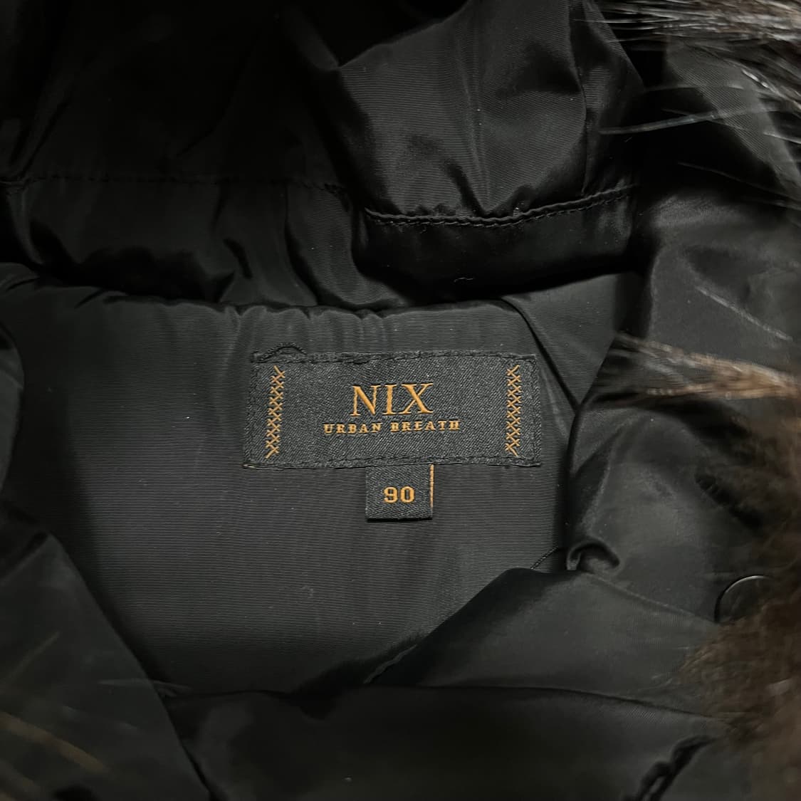 닉스 여성 라쿤퍼 후드 덕다운 롱패딩 점퍼 [다크 네이비] S/90 상품이미지4