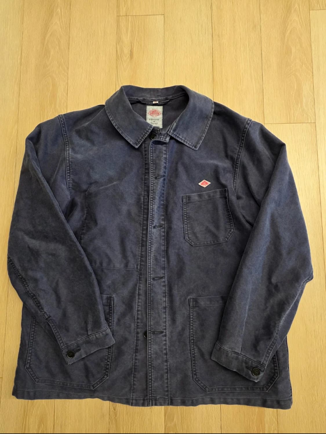 단톤 DANTON 남성 워크 자켓 네이비 사이즈 44 상품이미지1
