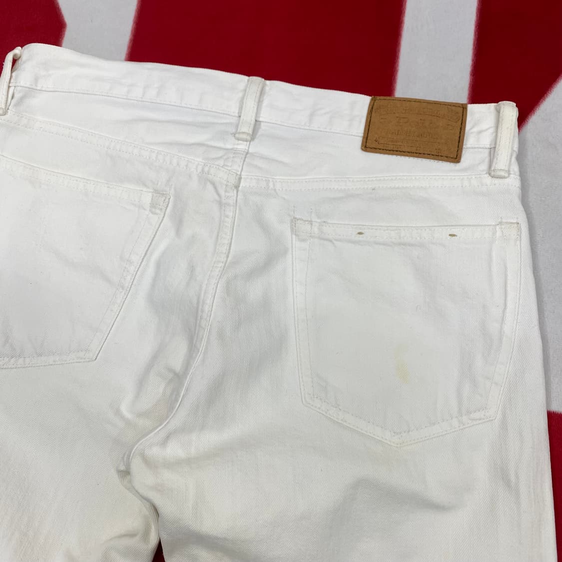 폴로 셀비지 화이트데님팬츠 31 상품이미지9