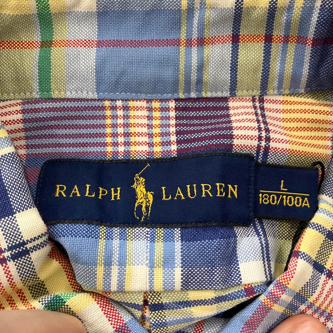 578 폴로 체크 반팔셔츠 상품이미지2