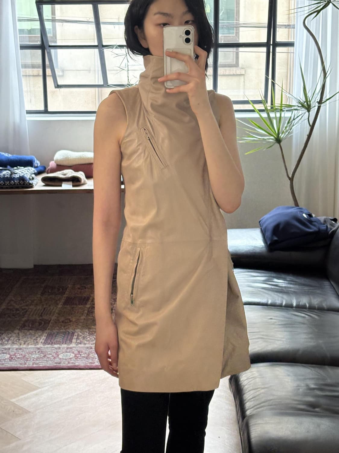 릭오웬스 레더 자켓 상품이미지4