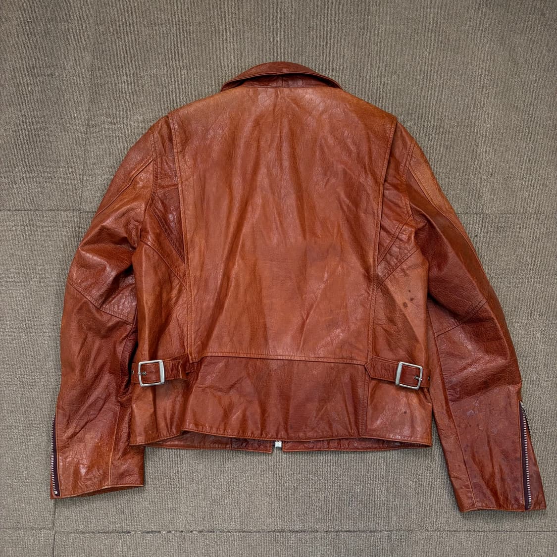 First Avenue de Base  japan 빈티지 레더 자켓  상품이미지4