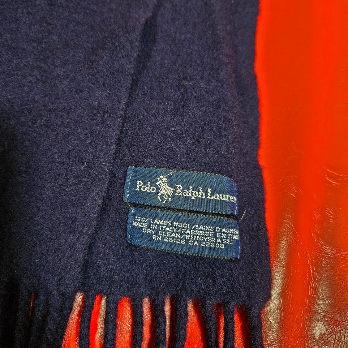 폴로랄프로렌 in Italy Wool 100% 머플러 132cm size 상품이미지4