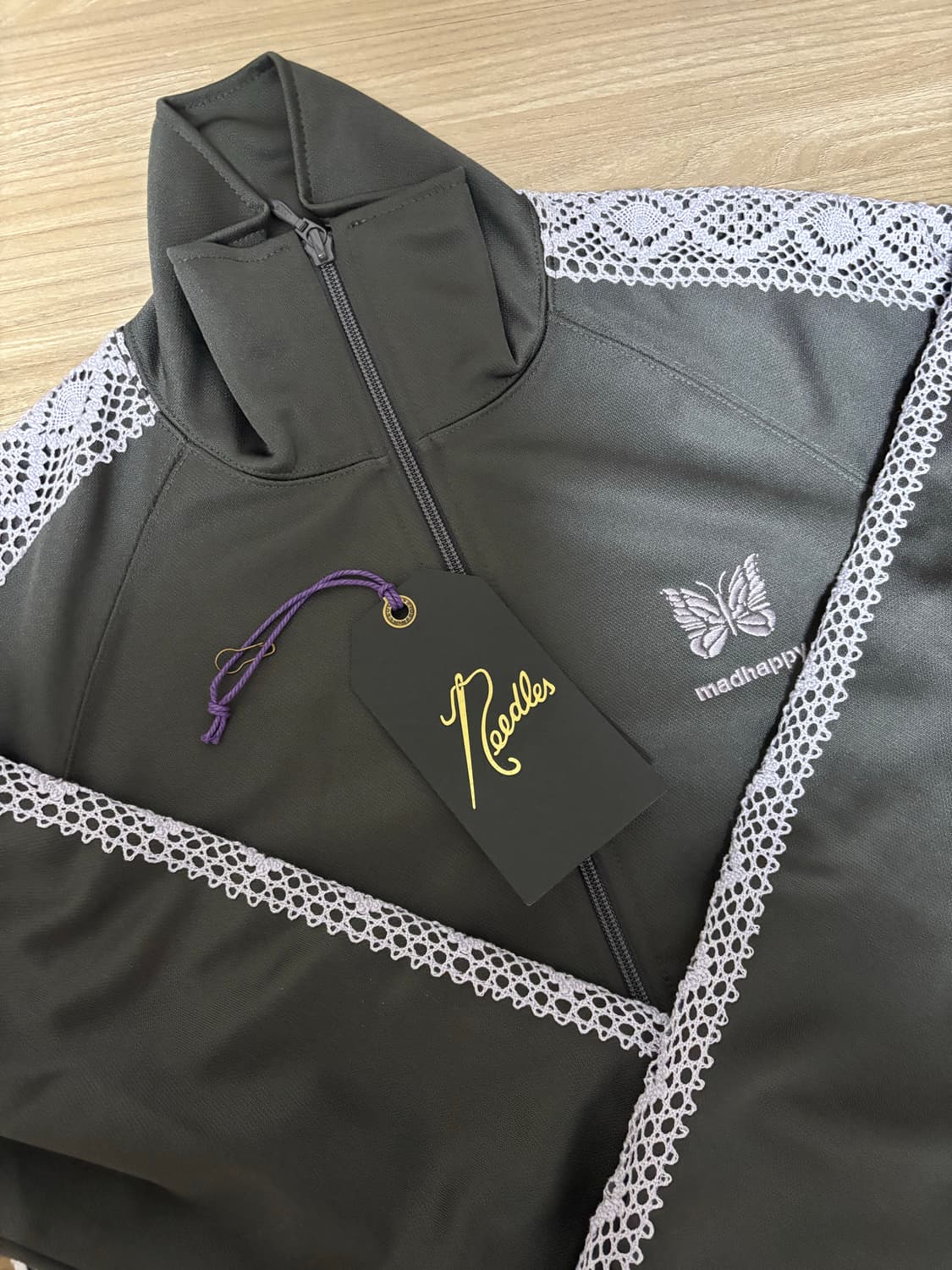 xs 니들스 매드해피 별주 트랙자켓 상품이미지2