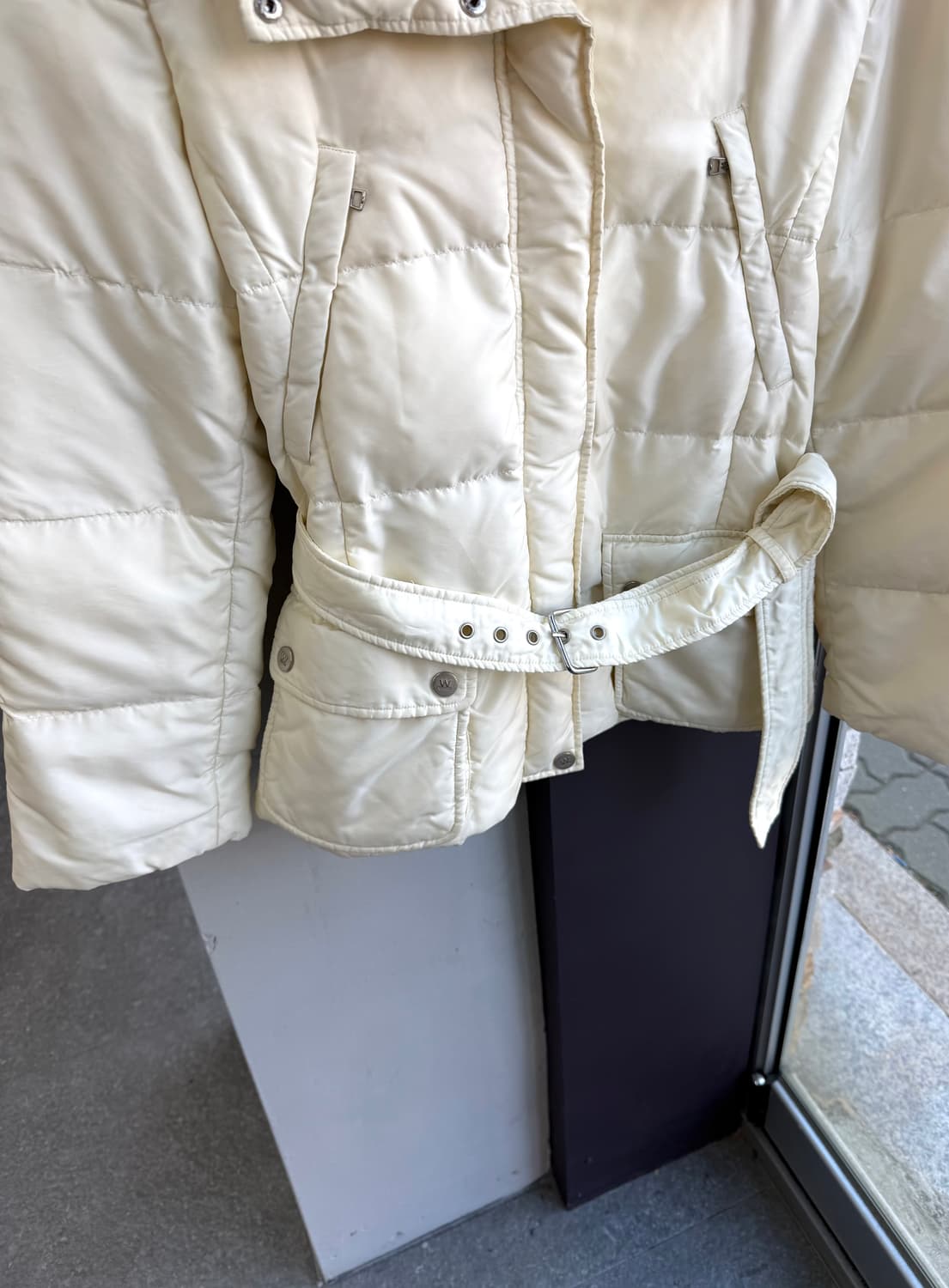 IT38/ 막스마라 다운 퍼 벨티드 패딩점퍼 상품이미지4