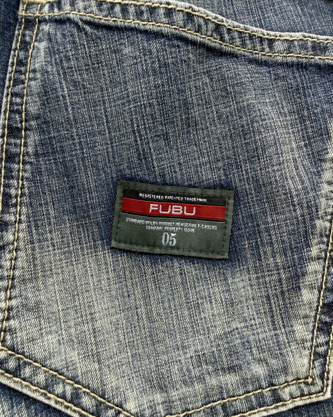 FUBU 00s 사이드라인 와이드 데님 팬츠 상품이미지7