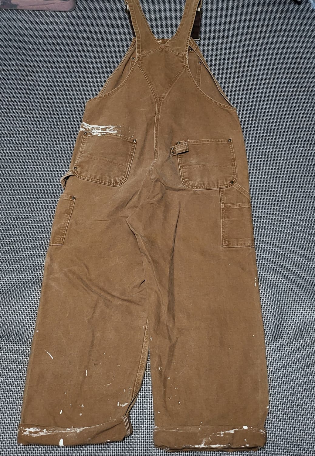 킬하트 더블니 덕 캔버스 오버롤 멜빵 바지 (38x34) 상품이미지3