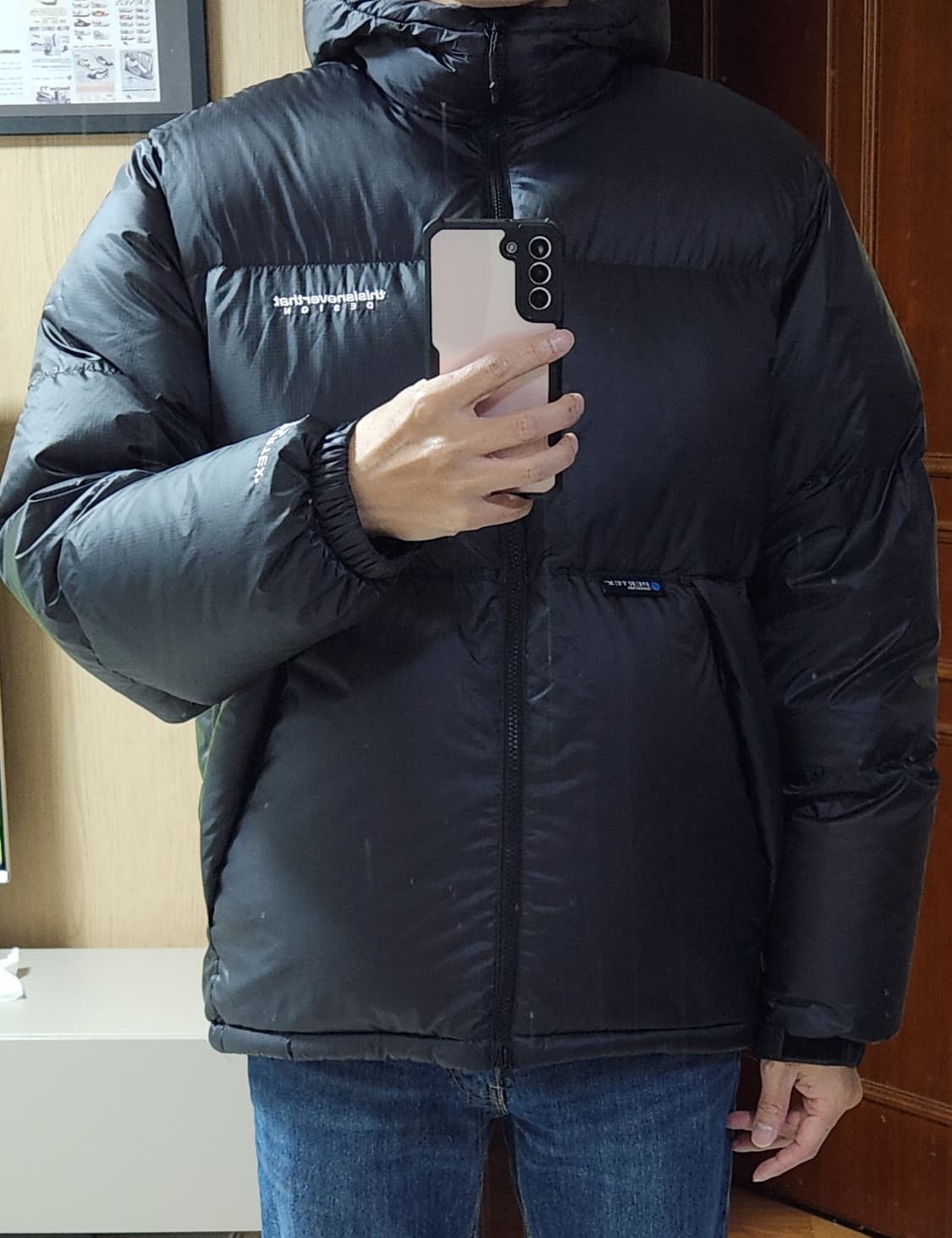 (착샷) 디스이즈네버댓 x 퍼텍스 다운 패딩 자켓 상품이미지8