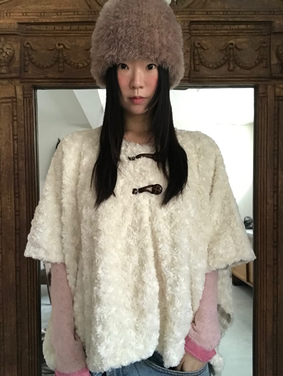  vintage fur beanie  상품이미지1