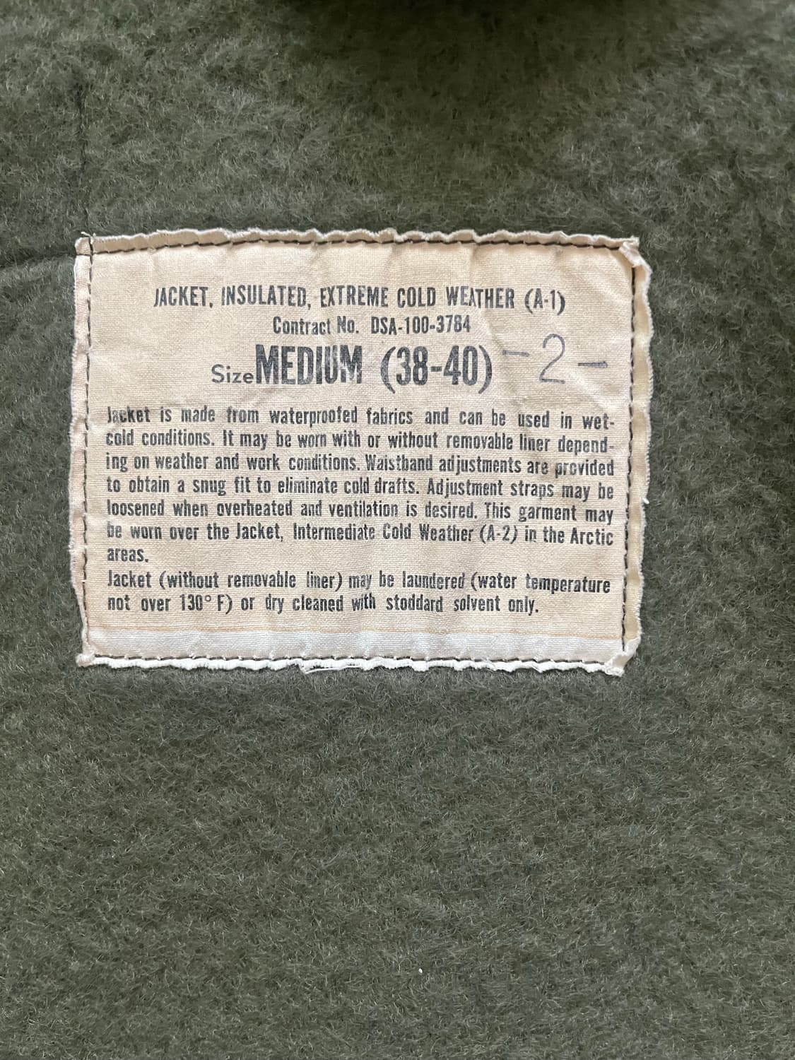 1966 US NAVY A-1 덱자켓 M (38-40) 상품이미지3