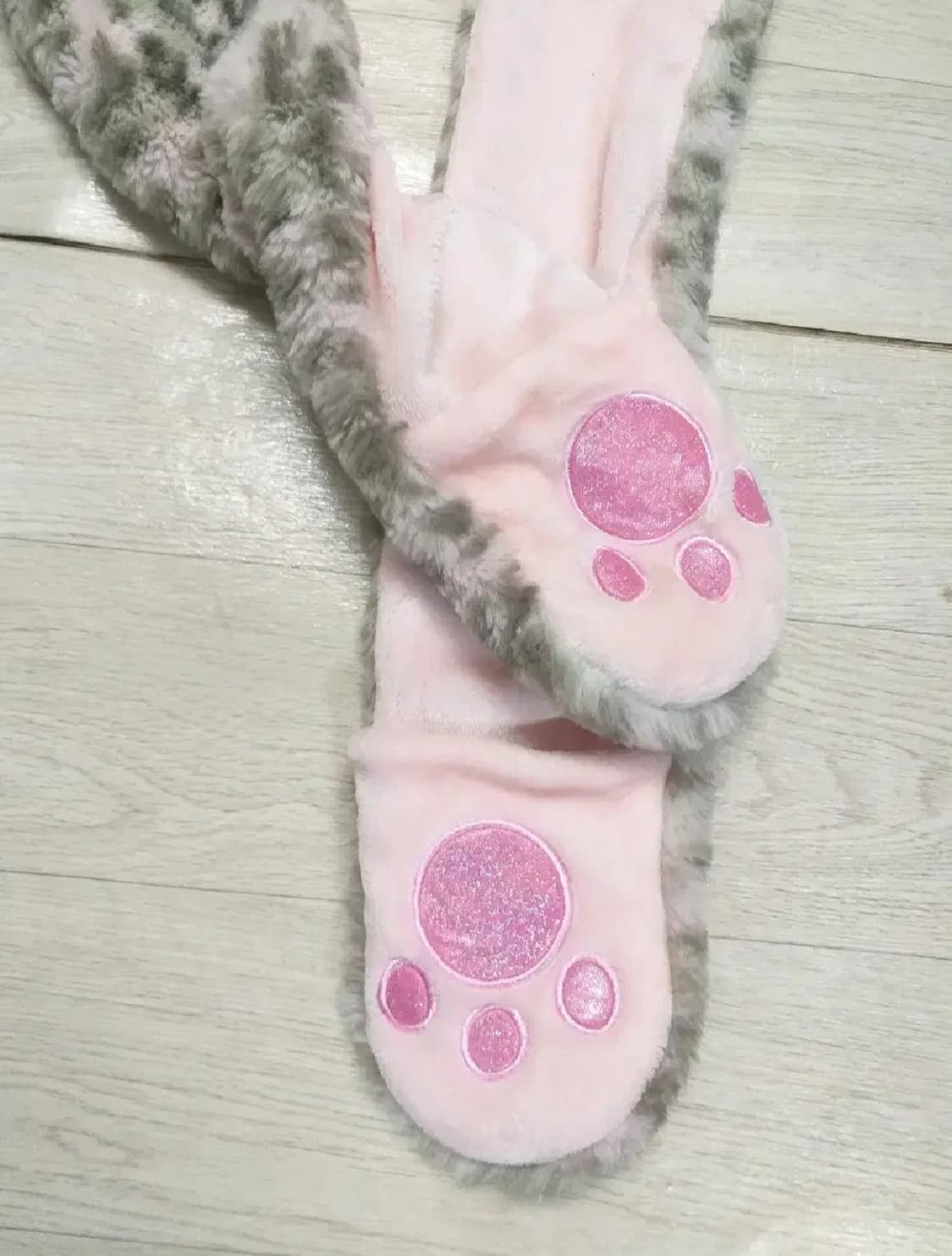 빈티지 핑크호피 리본모자 레오파드 달천 대장 오네히메로맨틱갸루 핀터깔 상품이미지4