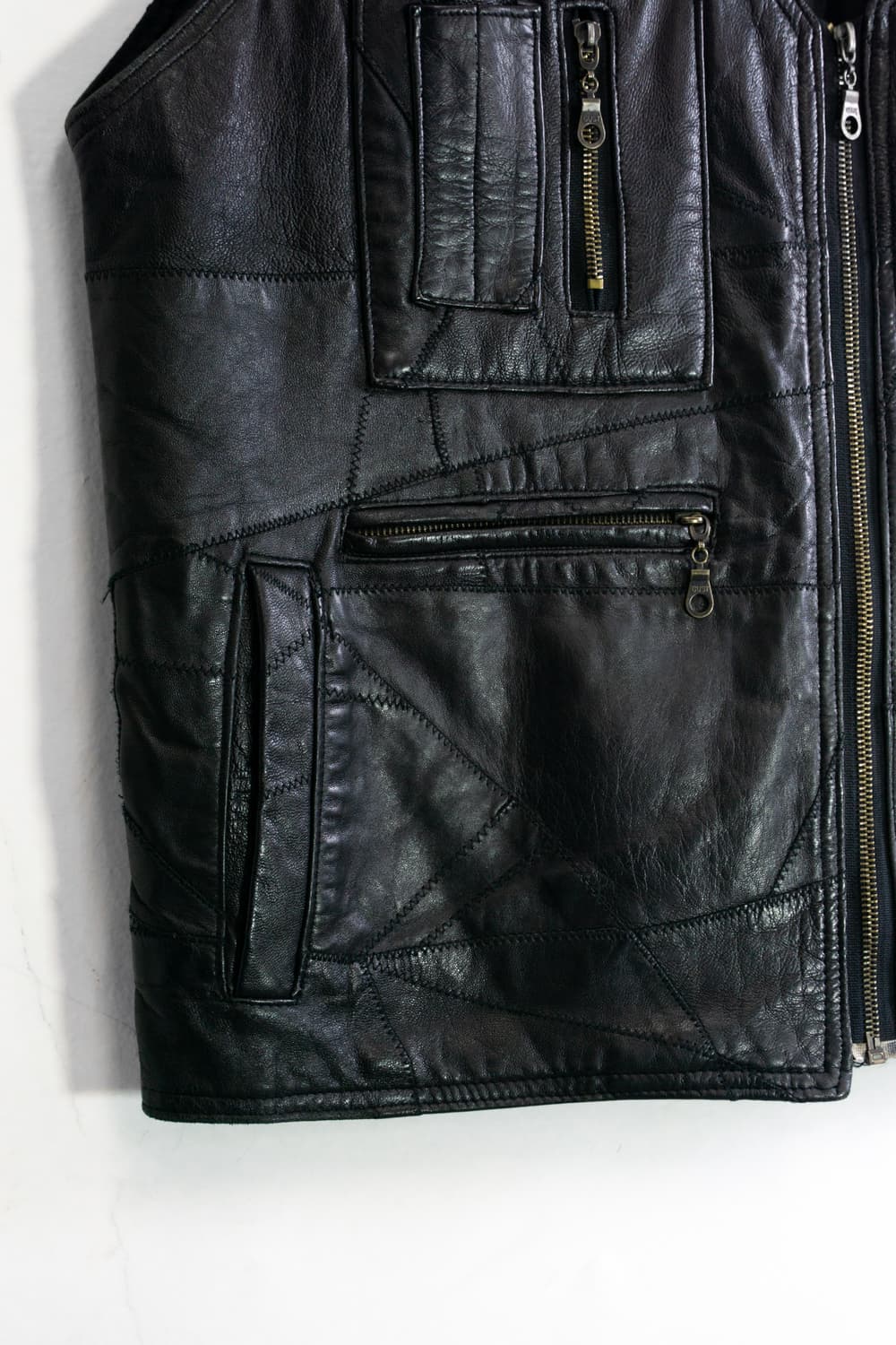 Leather vest 상품이미지5