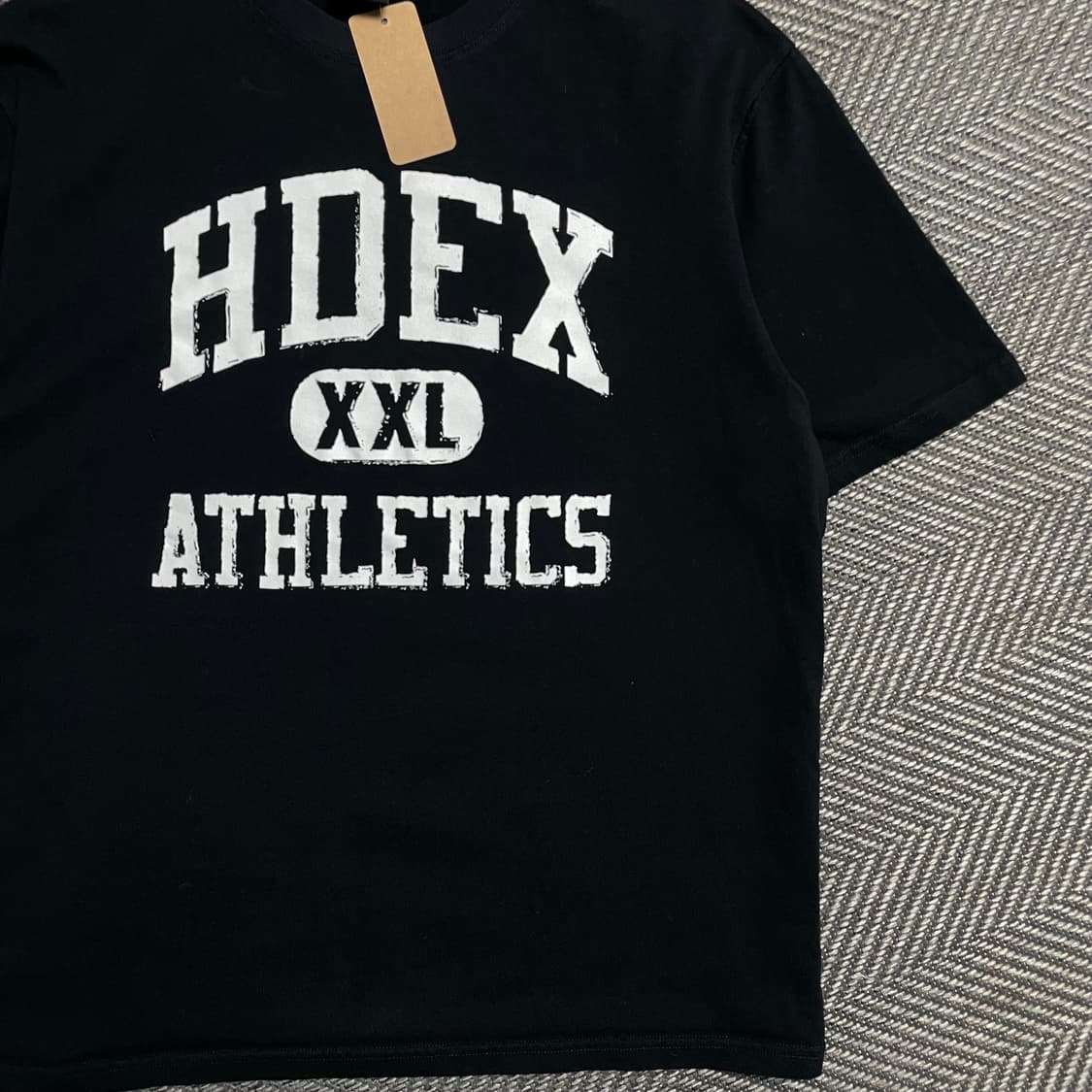 HDEX ATHLETICS 빅로고 블랙 반팔 티셔츠o 5093 상품이미지2