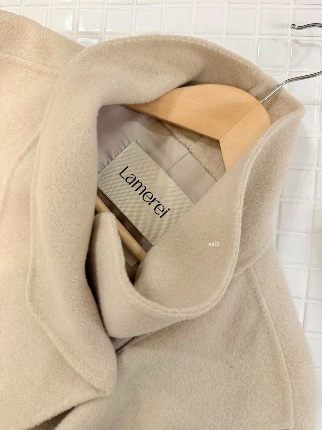 라메레이 하이넥 하프코트  상품이미지3