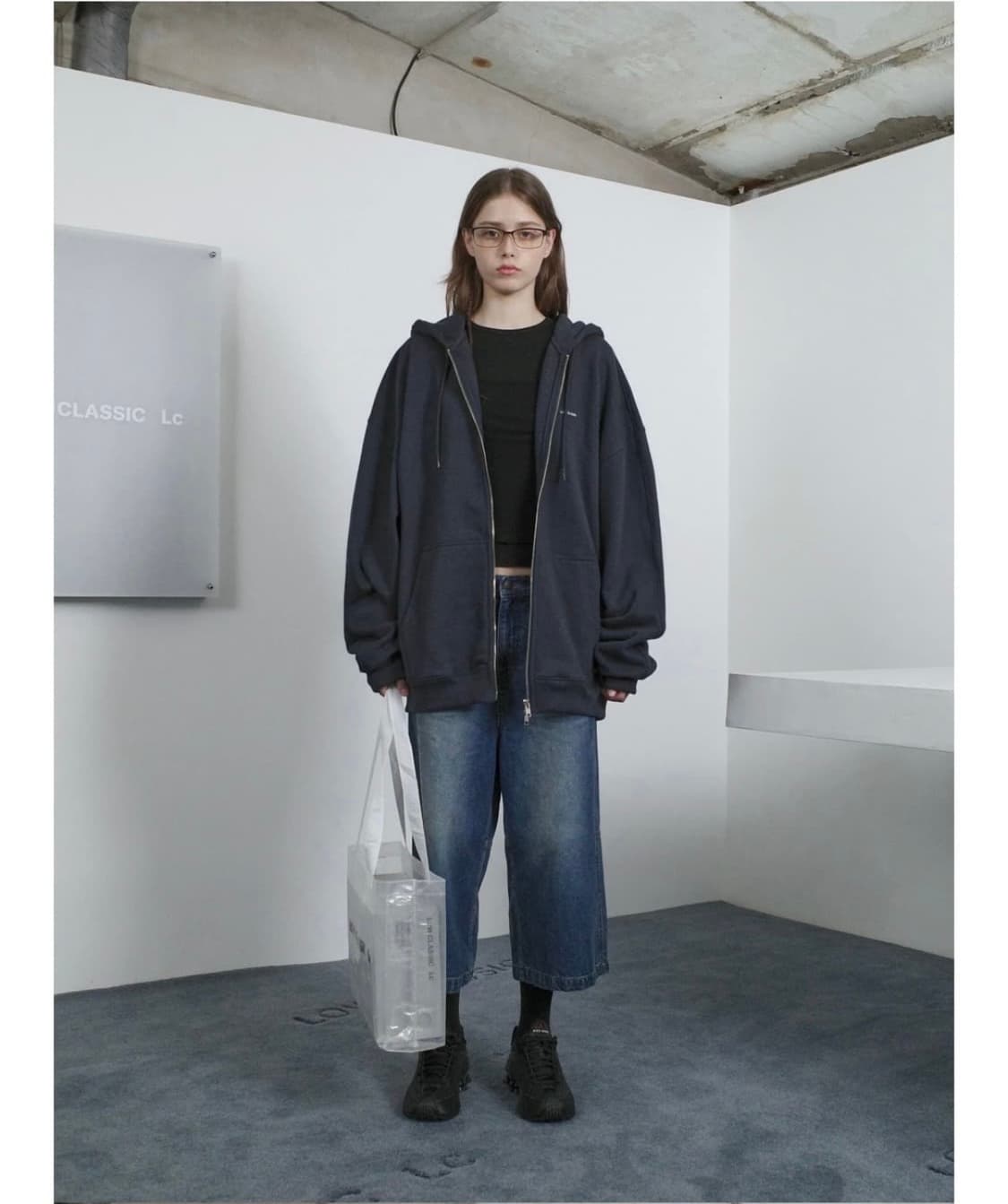 로우클래식 후드집업 M 사이즈 새상품 상품이미지1