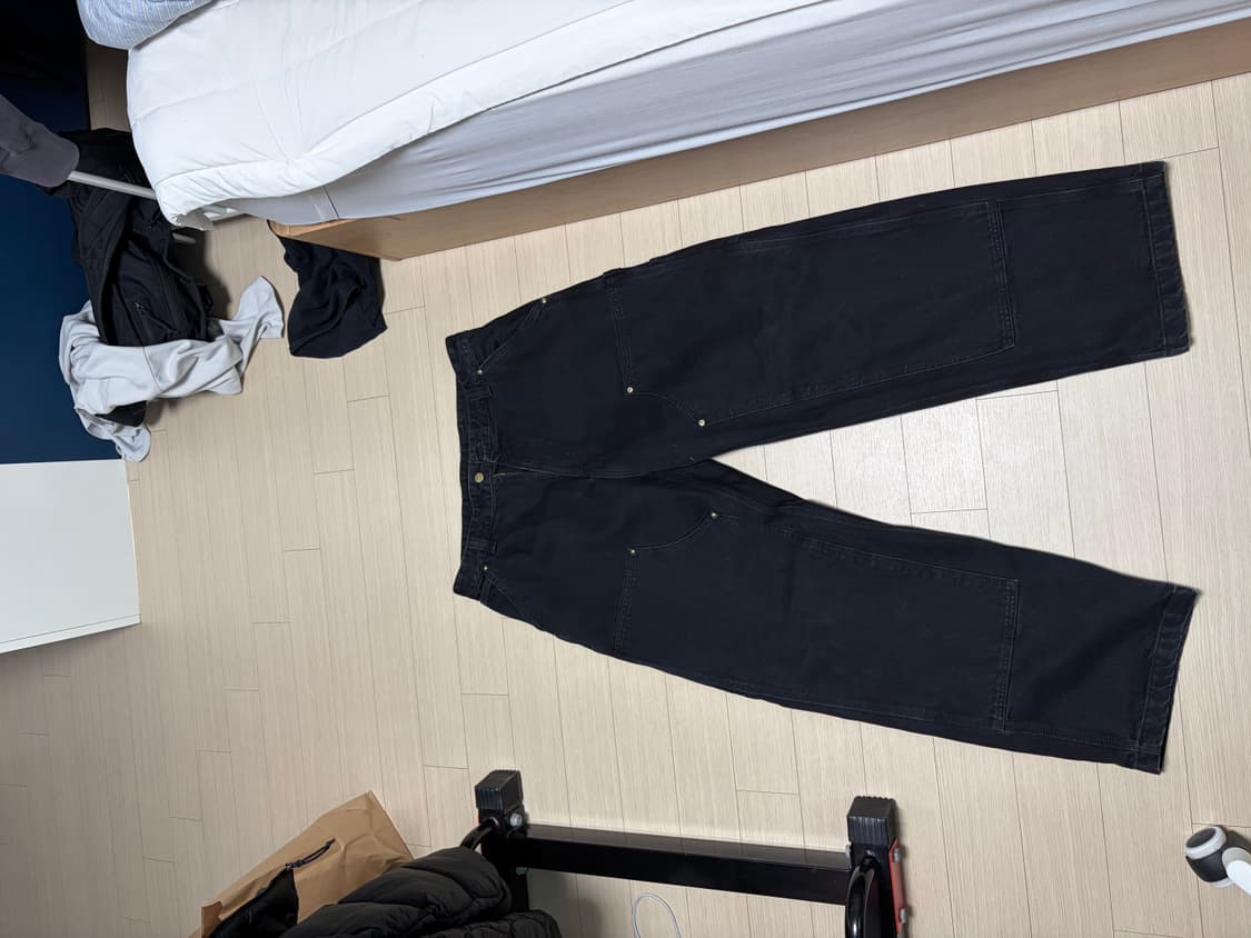 칼하트 wip 내쉬 루즈핏 더블니 팬츠 m 상품이미지1