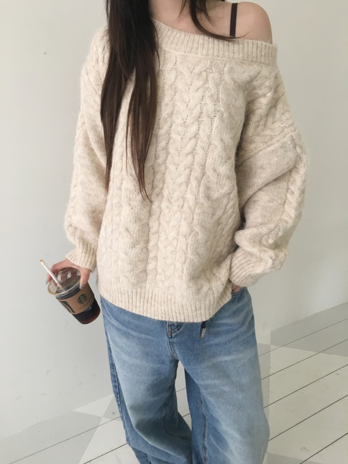 아워캐비넷 wendy loose knit 상품이미지1