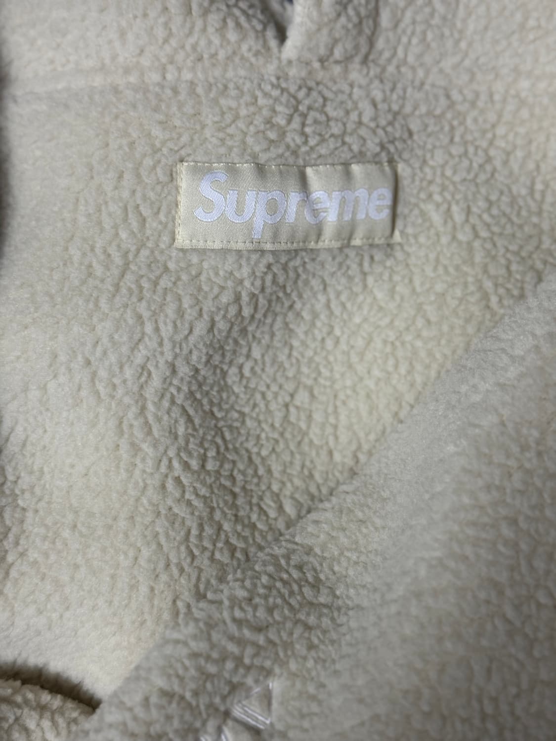 L) 슈프림 폴라텍 셔링 리버시블 풀오버 내츄럴 23fw 상품이미지4