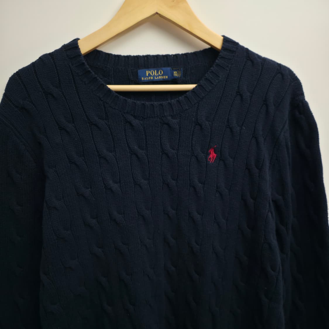 [XXL] 폴로 랄프로렌 네이비 케이블 니트 상품이미지2