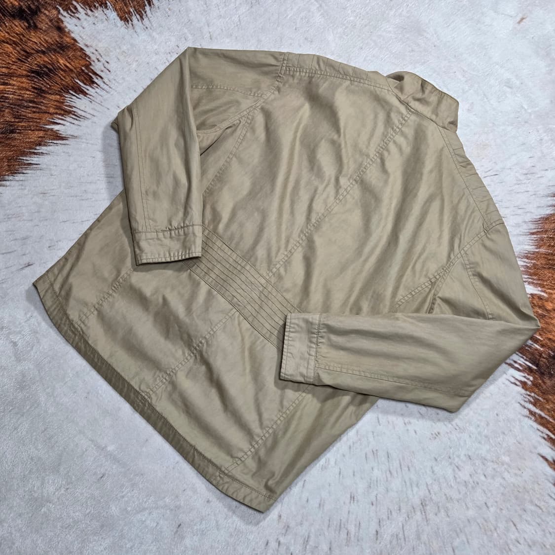 헤지스 베이지 코튼 블루종 자켓 상품이미지4