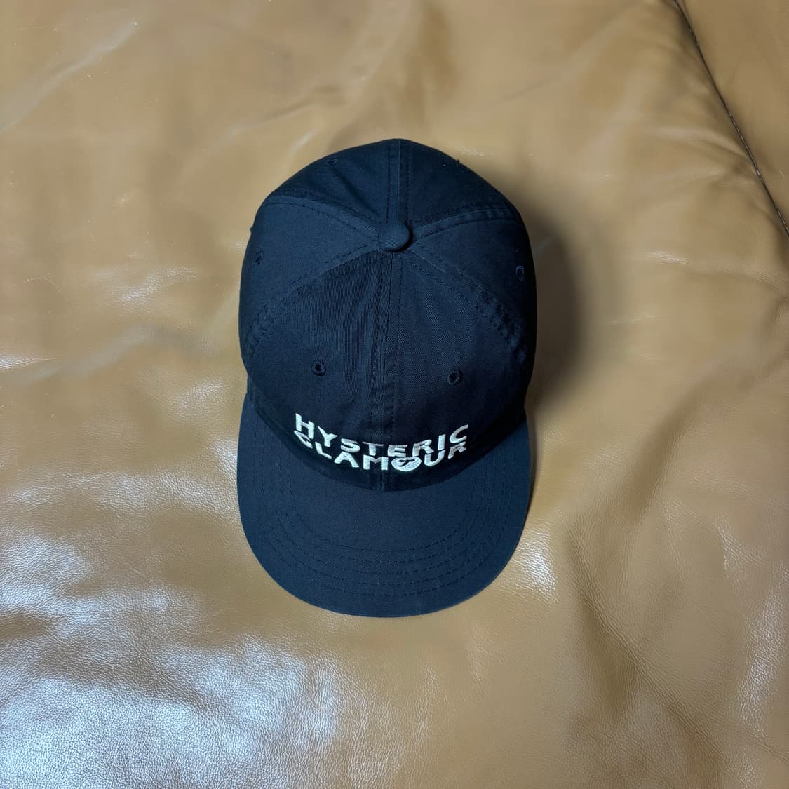 Hysteric Glamour 히스테릭글래머 블랙 6패널 볼캡 모자 상품이미지5