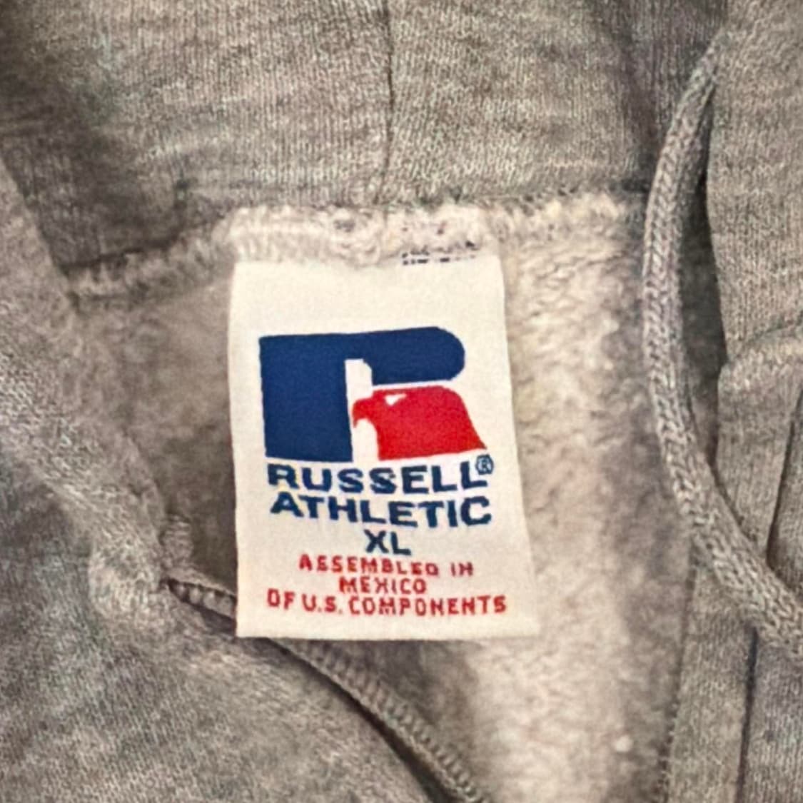 러셀 애슬레틱 스웻 후드집업 그레이 상품이미지5