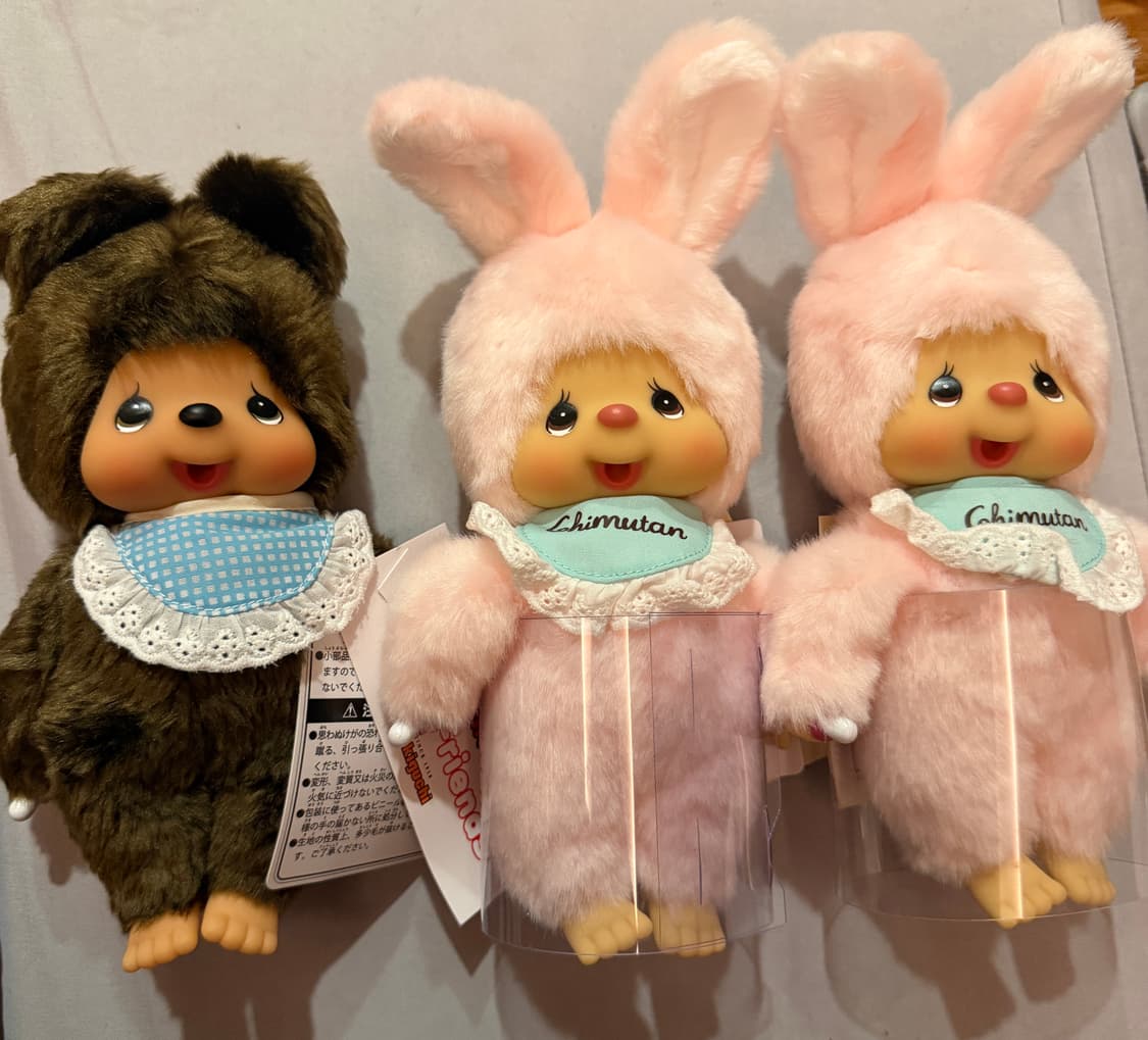 몬치치 프렌즈(쿠마, 치무탄) S 인형 새제품 상품이미지1