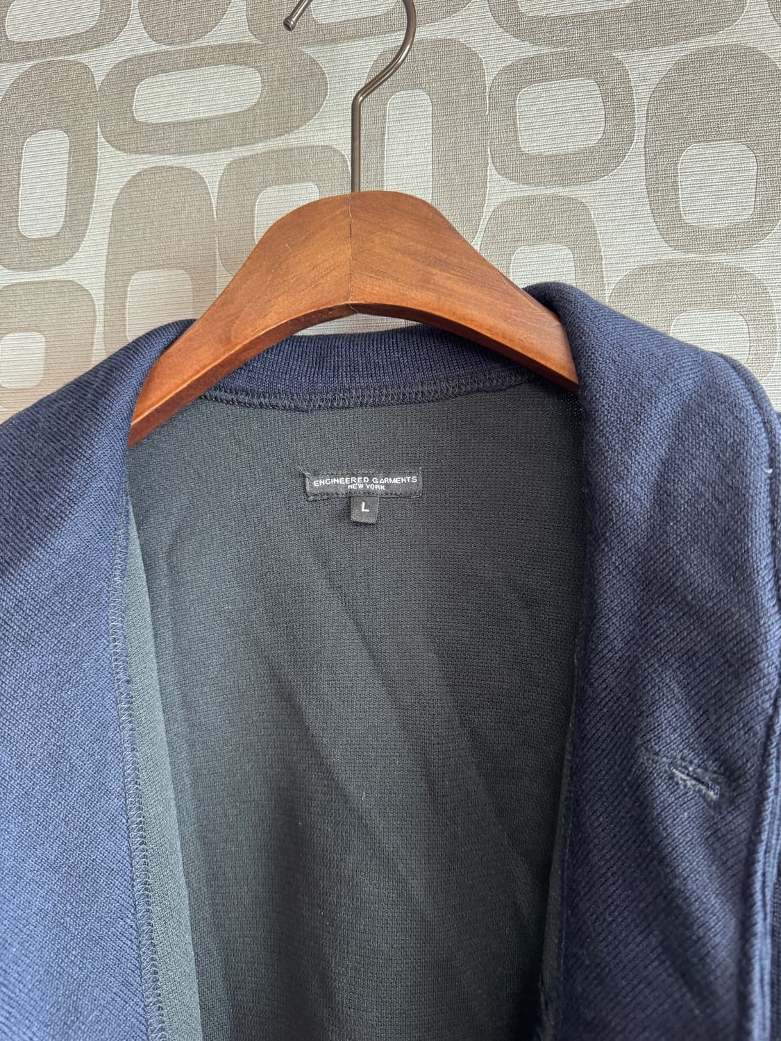 엔가 엔지니어드 가먼츠 숄카라 울 가디건 자켓 L 상품이미지5