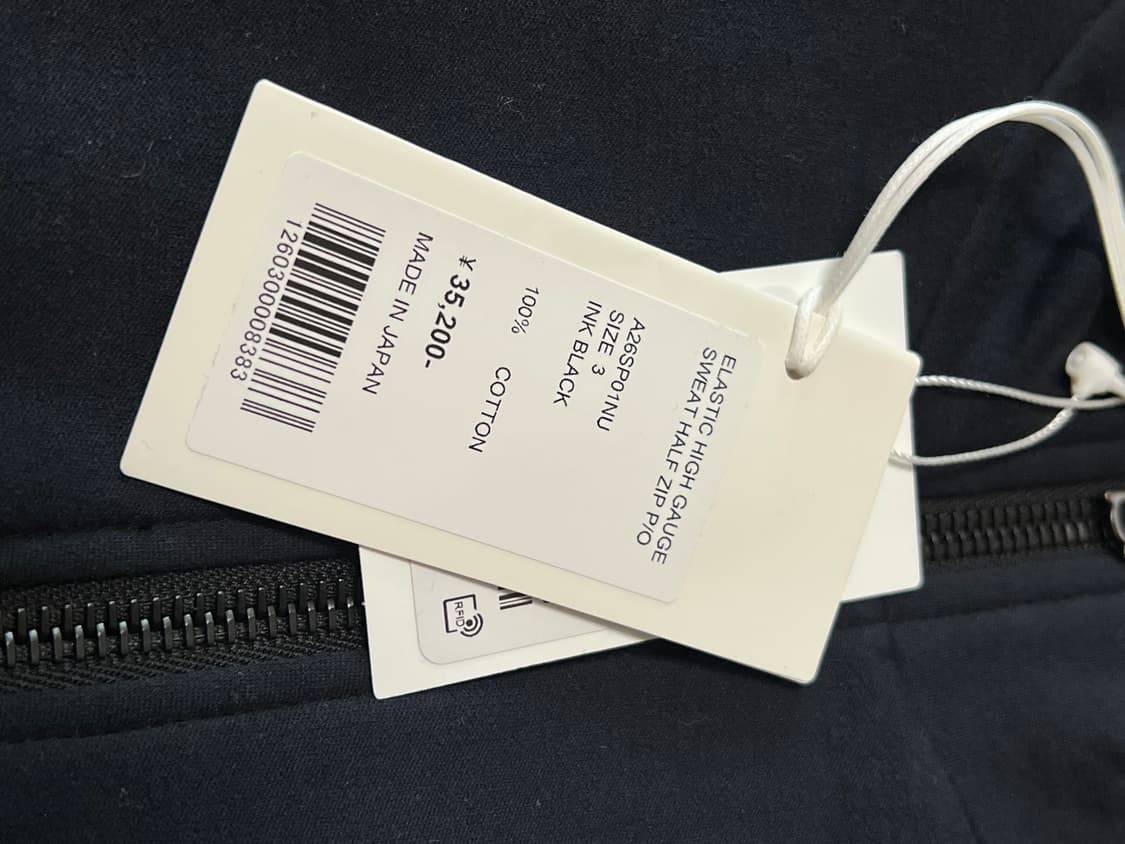 Auralee cotton half zipup sweatshirt 상품이미지6