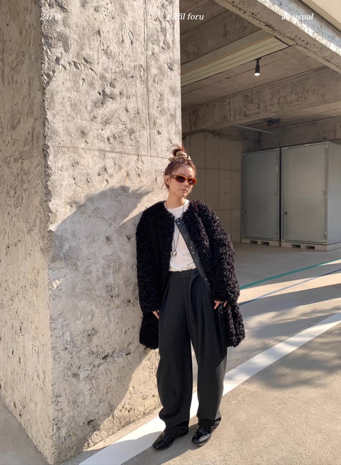 FFU 퍼 코트 무스탕 상품이미지5