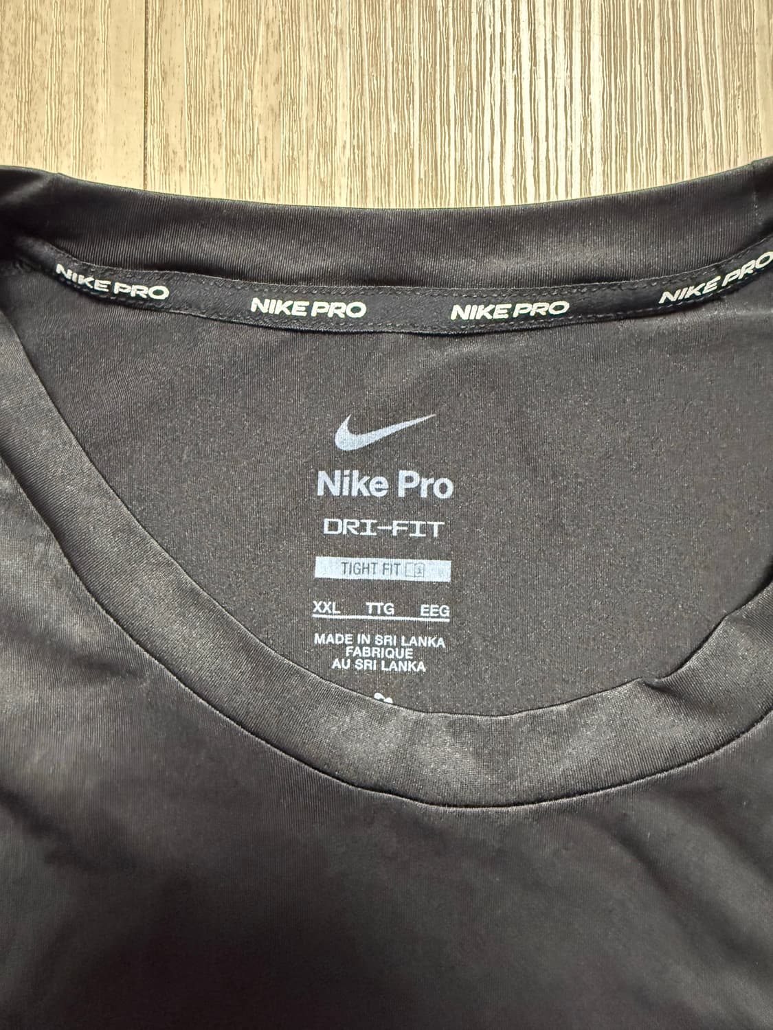 나이키 드라이핏 컴프레션 슬리브리스 블랙 상품이미지2