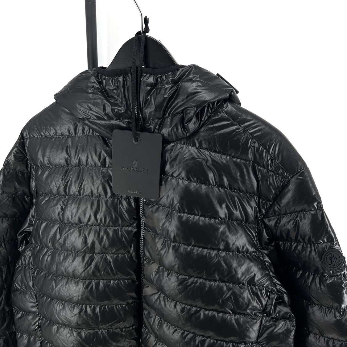 [5사이즈] 몽클레어 라우젯 경량패딩 후드 자켓 블랙  상품이미지4