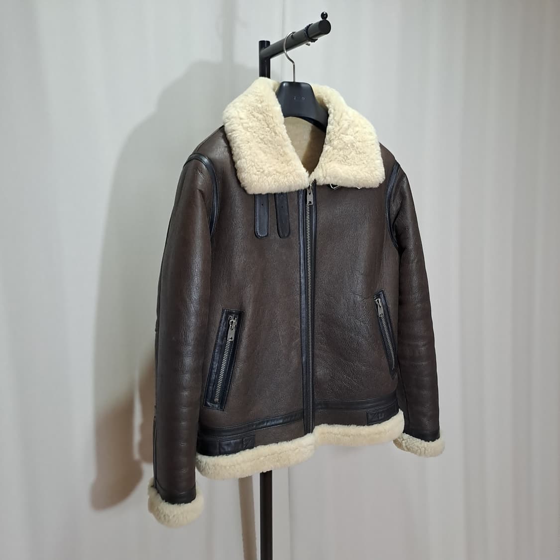 (택포) 양가죽 B-3 무스탕 국내생산 100 B602 상품이미지3