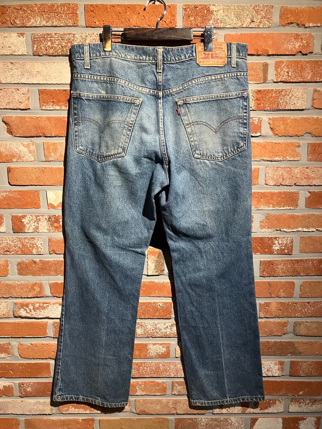 90s USA 빈티지 리바이스 517 부츠컷 데님 팬츠 상품이미지5