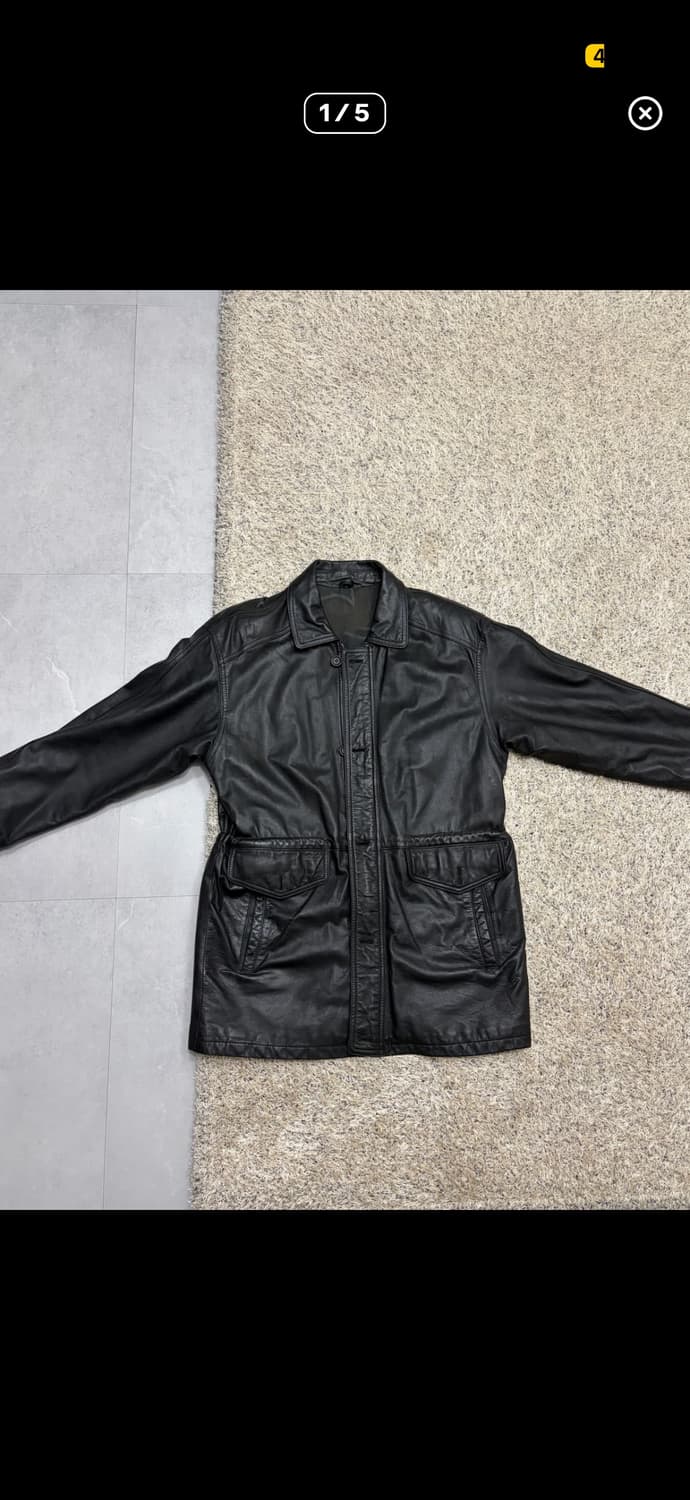 빈티지 레더 코트 L 상품이미지1