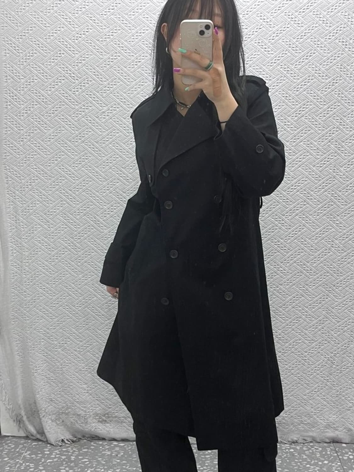 유니클로 C 캐주얼 모던시크 트렌치 코트 S C07382 상품이미지1