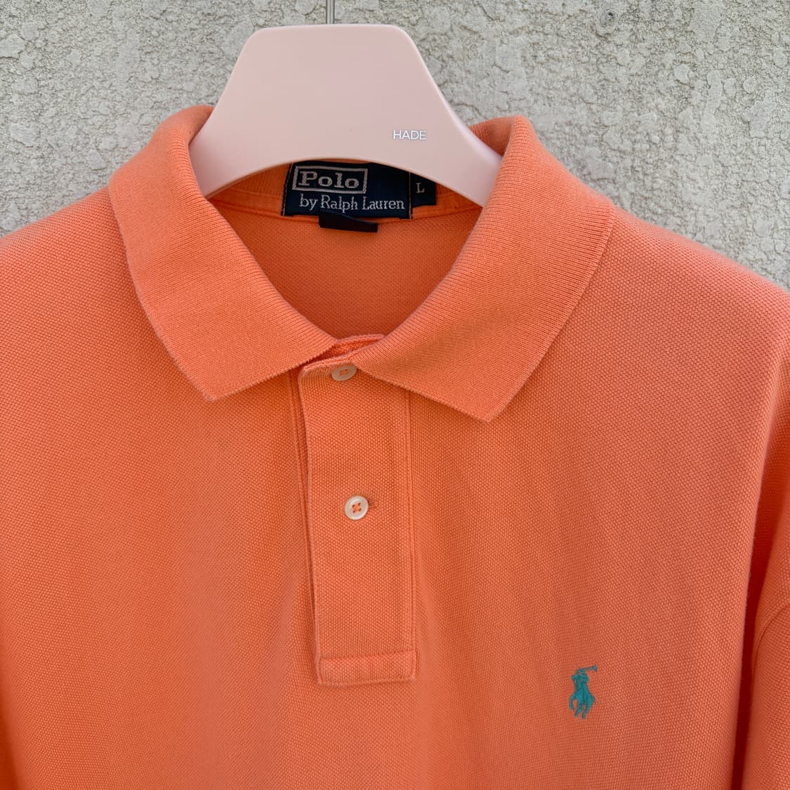 L)폴로 랄프로렌 자몽맛 PK카라 오버핏 반팔 티셔츠 상품이미지3