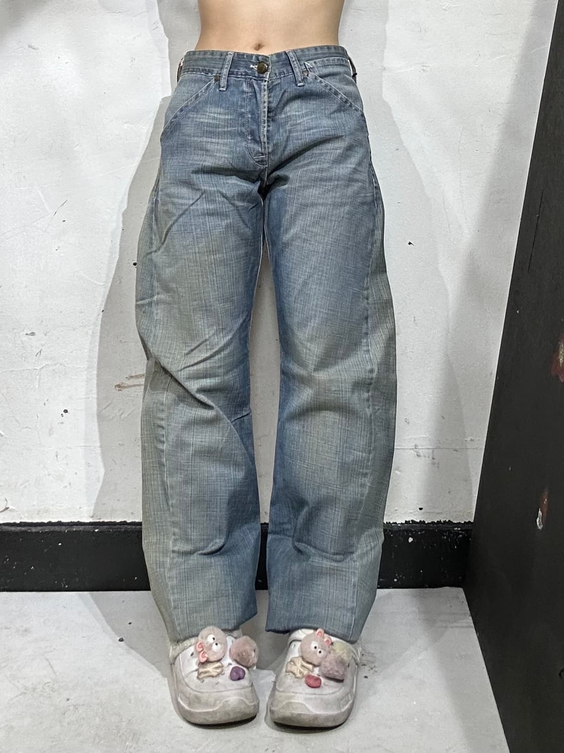 리바이스 엔지니어드 연청 와이드 데님 팬츠 청바지  상품이미지2