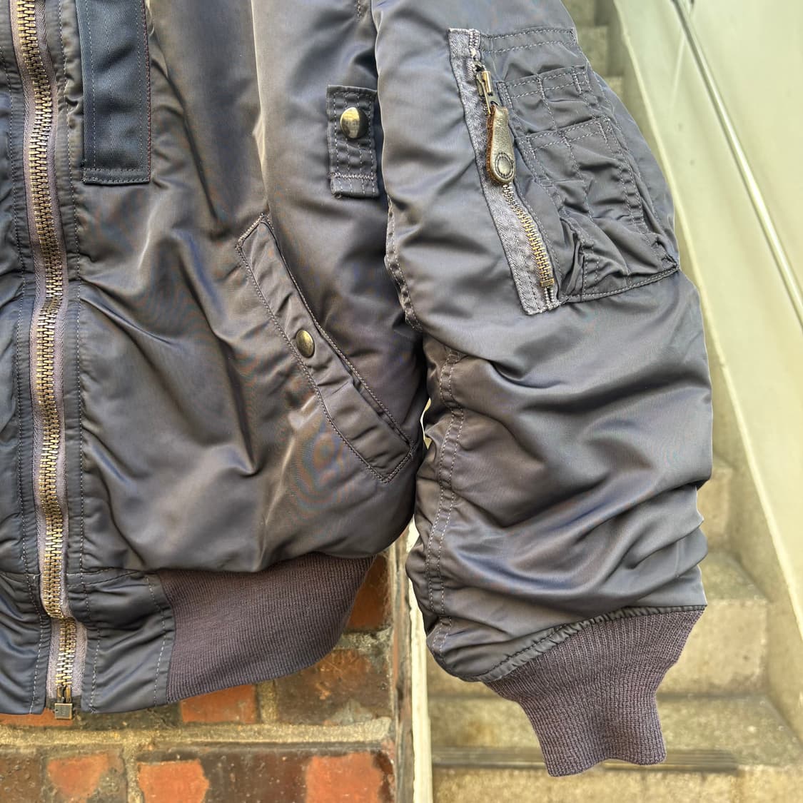 알파인더스트리 네이비 B-15C 플라이트 자켓 상품이미지4